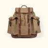 Buffalo Jackson Trading Co. Dakota Reserve Waxed Canvas Rucksack | Field Khaki New 1 Buffalo Jackson Trading Co. Dakota Reserve Waxed Canvas Rucksack | Field Khaki New