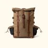 Buffalo Jackson Trading Co. Leather Travel Bags Waxed Canvas Rolltop Backpack | Dakota Collection | Field Khaki 1 Buffalo Jackson Trading Co. Leather Travel Bags Waxed Canvas Rolltop Backpack | Dakota Collection | Field Khaki
