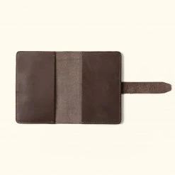 Buffalo Jackson Trading Co. Denver Leather Journal Cover | Dark Briar