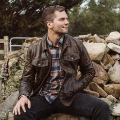 Buffalo Jackson Trading Co. Driggs Leather Jacket | Brown