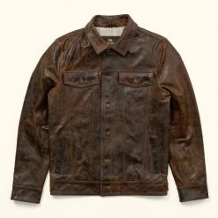 Buffalo Jackson Trading Co. Driggs Leather Jacket | Brown