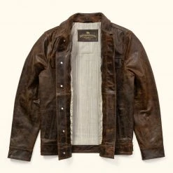Buffalo Jackson Trading Co. Driggs Leather Jacket | Brown