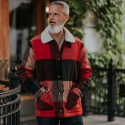 Buffalo Jackson Trading Co. Ellis Wool Jacket | Red Valley Plaid Apparel 14 Buffalo Jackson Trading Co. Ellis Wool Jacket | Red Valley Plaid Apparel
