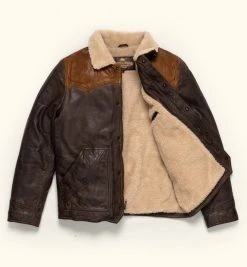 Buffalo Jackson Trading Co. Jackson Leather Sherpa Jacket | Tan & Brown Leather Jackets 17 Buffalo Jackson Trading Co. Jackson Leather Sherpa Jacket | Tan & Brown Leather Jackets