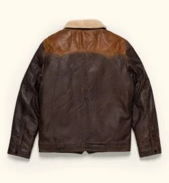 Buffalo Jackson Trading Co. Jackson Leather Sherpa Jacket | Tan & Brown Leather Jackets 18 Buffalo Jackson Trading Co. Jackson Leather Sherpa Jacket | Tan & Brown Leather Jackets