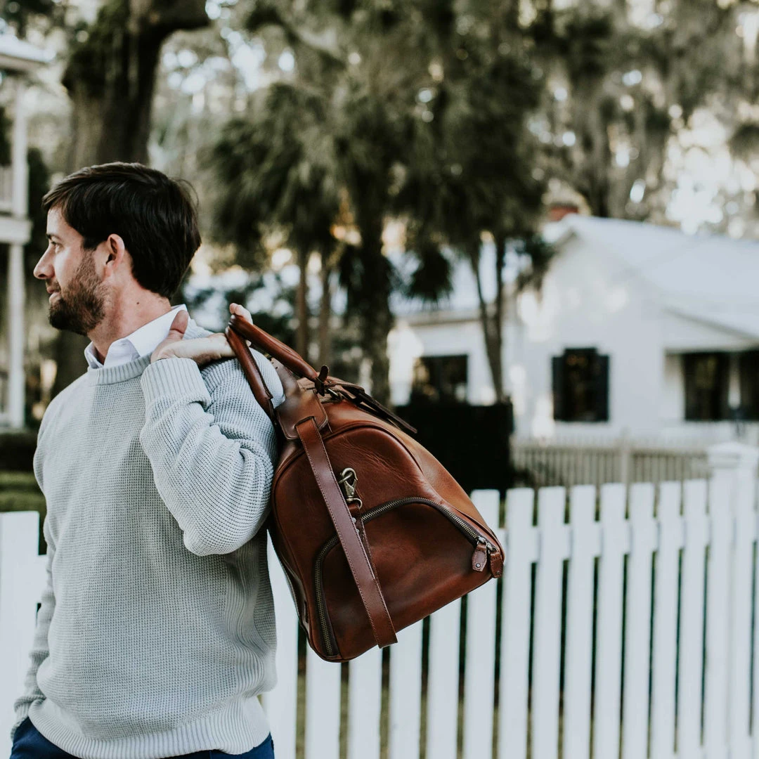 Buffalo Jackson Trading Co. Jefferson Leather Duffle | Elderwood Leather Duffle Bags Buffalo Jackson Trading Co. Jefferson Leather Duffle | Elderwood Leather Duffle Bags