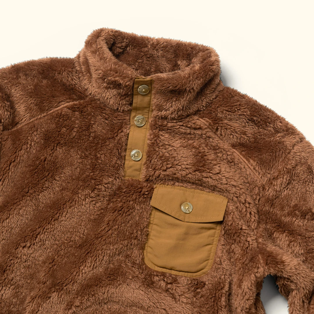 Buffalo Jackson Trading Co. Kodiak Pullover - Grizzly Brown Apparel Buffalo Jackson Trading Co. Kodiak Pullover - Grizzly Brown Apparel