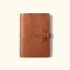 Buffalo Jackson Trading Co. Denver Leather Journal Cover - Large | Autumn Brown