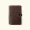 Buffalo Jackson Trading Co. Denver Leather Journal Cover - Large | Dark Briar