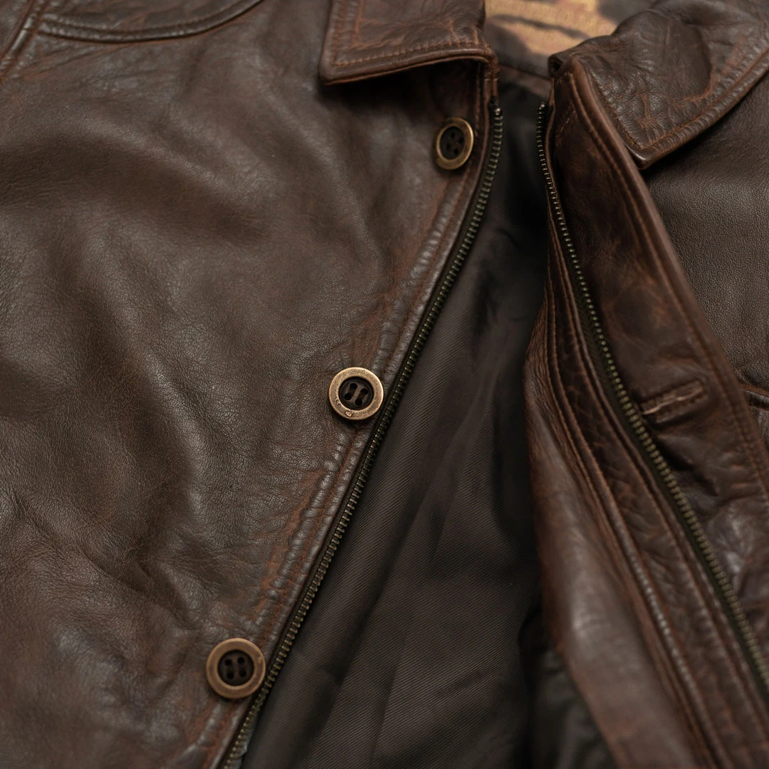 Buffalo Jackson Trading Co. Sheridan Leather Barn Jacket | Vintage Brown 9 Buffalo Jackson Trading Co. Sheridan Leather Barn Jacket | Vintage Brown