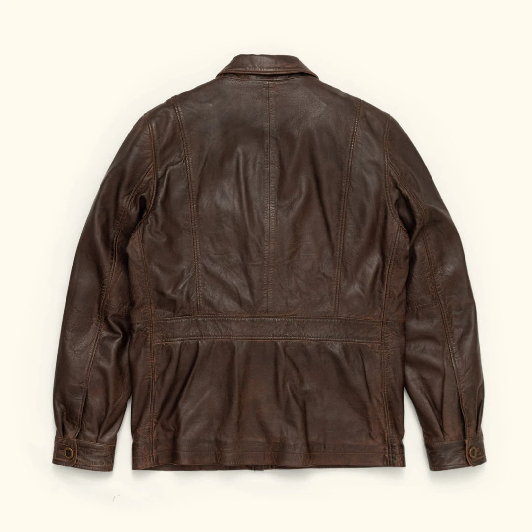 Buffalo Jackson Trading Co. Sheridan Leather Barn Jacket | Vintage Brown 8 Buffalo Jackson Trading Co. Sheridan Leather Barn Jacket | Vintage Brown