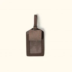 Buffalo Jackson Trading Co. Denver Leather Luggage Tag | Dark Briar 6 Buffalo Jackson Trading Co. Denver Leather Luggage Tag | Dark Briar