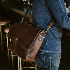 Buffalo Jackson Trading Co. Best Sellers Denver Leather Laptop Messenger Bag | Dark Briar 8 Buffalo Jackson Trading Co. Best Sellers Denver Leather Laptop Messenger Bag | Dark Briar