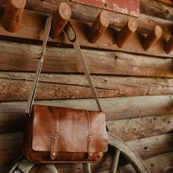 Buffalo Jackson Trading Co. Leather Messenger Bags Walker Leather Messenger Bag | Rustic Tan 8 Buffalo Jackson Trading Co. Leather Messenger Bags Walker Leather Messenger Bag | Rustic Tan