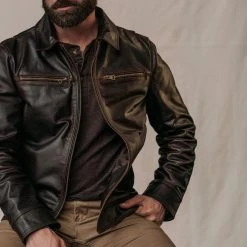 Buffalo Jackson Trading Co. Legacy Leather Jacket | Brown 7 Buffalo Jackson Trading Co. Legacy Leather Jacket | Brown