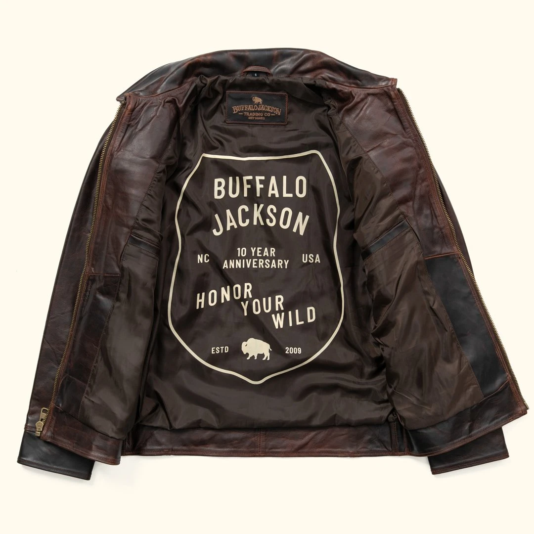 Buffalo Jackson Trading Co. Legacy Leather Jacket | Brown Buffalo Jackson Trading Co. Legacy Leather Jacket | Brown