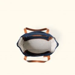 Buffalo Jackson Trading Co. Madison Waxed Canvas Tote Bag | Navy W/ Saddle Tan Leather 19 Buffalo Jackson Trading Co. Madison Waxed Canvas Tote Bag | Navy W/ Saddle Tan Leather