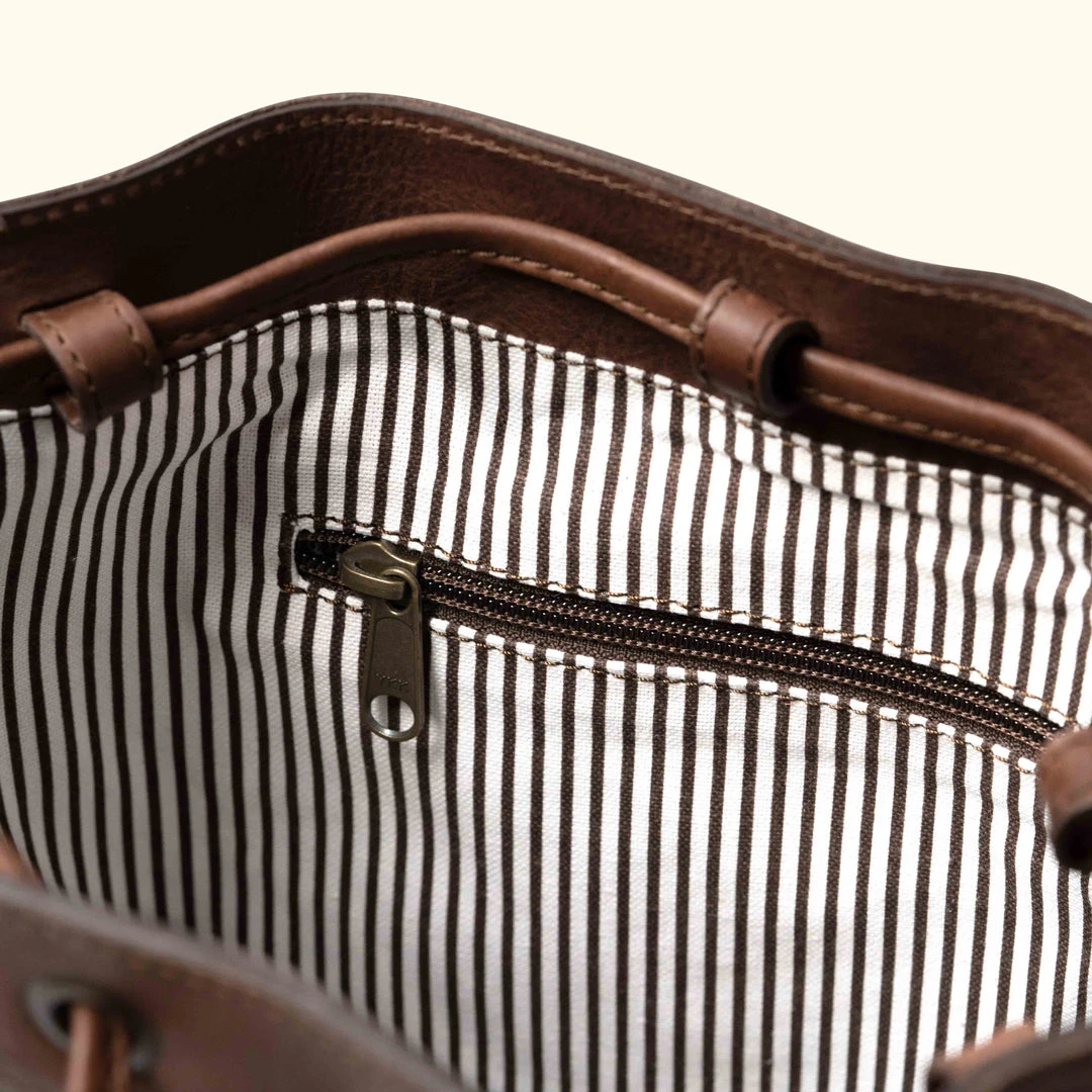 Buffalo Jackson Trading Co. Madison Leather Bucket Bag | Dark Hazelnut 8 Buffalo Jackson Trading Co. Madison Leather Bucket Bag | Dark Hazelnut