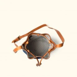 Buffalo Jackson Trading Co. Madison Waxed Canvas Bucket Bag | Navy W/ Saddle Tan Leather 19 Buffalo Jackson Trading Co. Madison Waxed Canvas Bucket Bag | Navy W/ Saddle Tan Leather