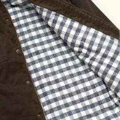 Buffalo Jackson Trading Co. Leather Marshall Hooded Jacket | Dark Khaki 6 Buffalo Jackson Trading Co. Leather Marshall Hooded Jacket | Dark Khaki