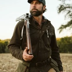 Buffalo Jackson Trading Co. Leather Marshall Hooded Jacket | Dark Khaki 9 Buffalo Jackson Trading Co. Leather Marshall Hooded Jacket | Dark Khaki