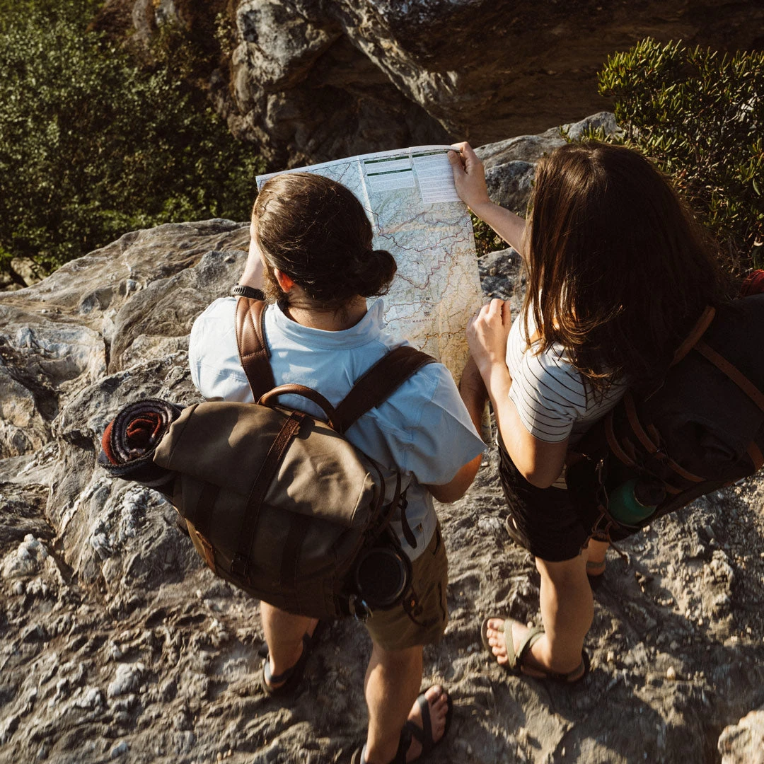 Buffalo Jackson Trading Co. Leather Travel Bags Waxed Canvas Rolltop Backpack | Dakota Collection | Field Khaki 10 Buffalo Jackson Trading Co. Leather Travel Bags Waxed Canvas Rolltop Backpack | Dakota Collection | Field Khaki