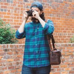 Buffalo Jackson Trading Co. Dakota Leather Camera Bag | Dark Hazelnut W/ Chestnut Brown 8 Buffalo Jackson Trading Co. Dakota Leather Camera Bag | Dark Hazelnut W/ Chestnut Brown