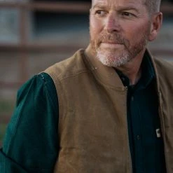 Buffalo Jackson Trading Co. Laramie Waxed Canvas Vest | Tobacco Tan Apparel 8 Buffalo Jackson Trading Co. Laramie Waxed Canvas Vest | Tobacco Tan Apparel