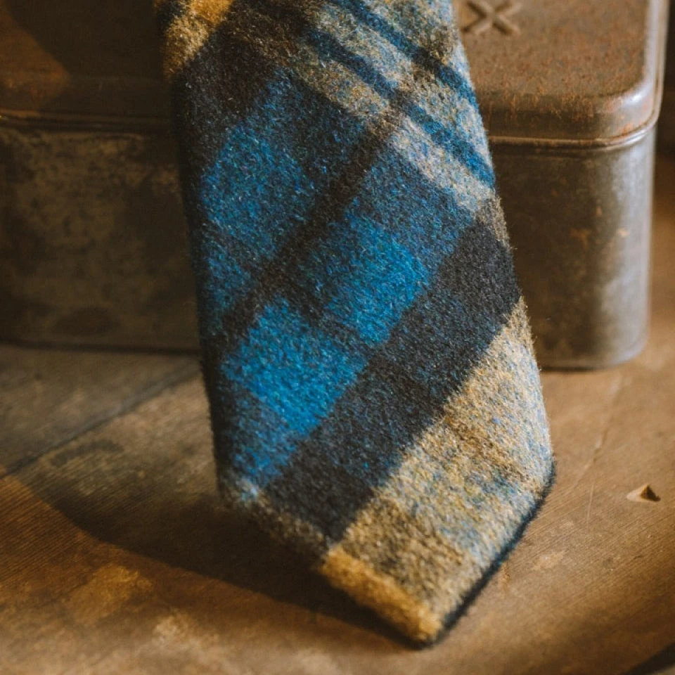 Buffalo Jackson Trading Co. True Plaid Wool Necktie | Classic 3 Buffalo Jackson Trading Co. True Plaid Wool Necktie | Classic