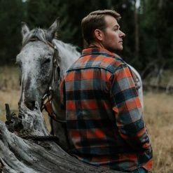 Buffalo Jackson Trading Co. Apparel Yukon Wool Shirt Jac | Midnight Fire 15 Buffalo Jackson Trading Co. Apparel Yukon Wool Shirt Jac | Midnight Fire