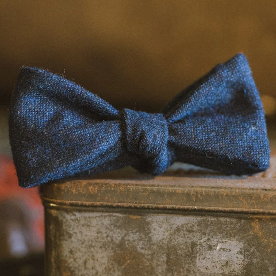 Buffalo Jackson Trading Co. Classic Solid Wool Bow Tie | Charcoal Accessories 3 Buffalo Jackson Trading Co. Classic Solid Wool Bow Tie | Charcoal Accessories