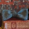 Buffalo Jackson Trading Co. Herringbone Wool Bow Tie | Black