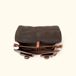 Buffalo Jackson Trading Co. Denver Leather Briefcase | Autumn Brown Leather Briefcases