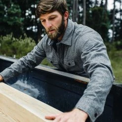 Buffalo Jackson Trading Co. Apparel Shepherd Moleskin Shirt | Slate 8 Buffalo Jackson Trading Co. Apparel Shepherd Moleskin Shirt | Slate