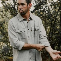 Buffalo Jackson Trading Co. Shepherd Moleskin Shirt | Wheat