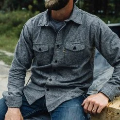 Buffalo Jackson Trading Co. Apparel Shepherd Moleskin Shirt | Slate