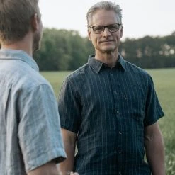 Buffalo Jackson Trading Co. Miller Striped Short Sleeve Shirt | Navy Apparel 6 Buffalo Jackson Trading Co. Miller Striped Short Sleeve Shirt | Navy Apparel