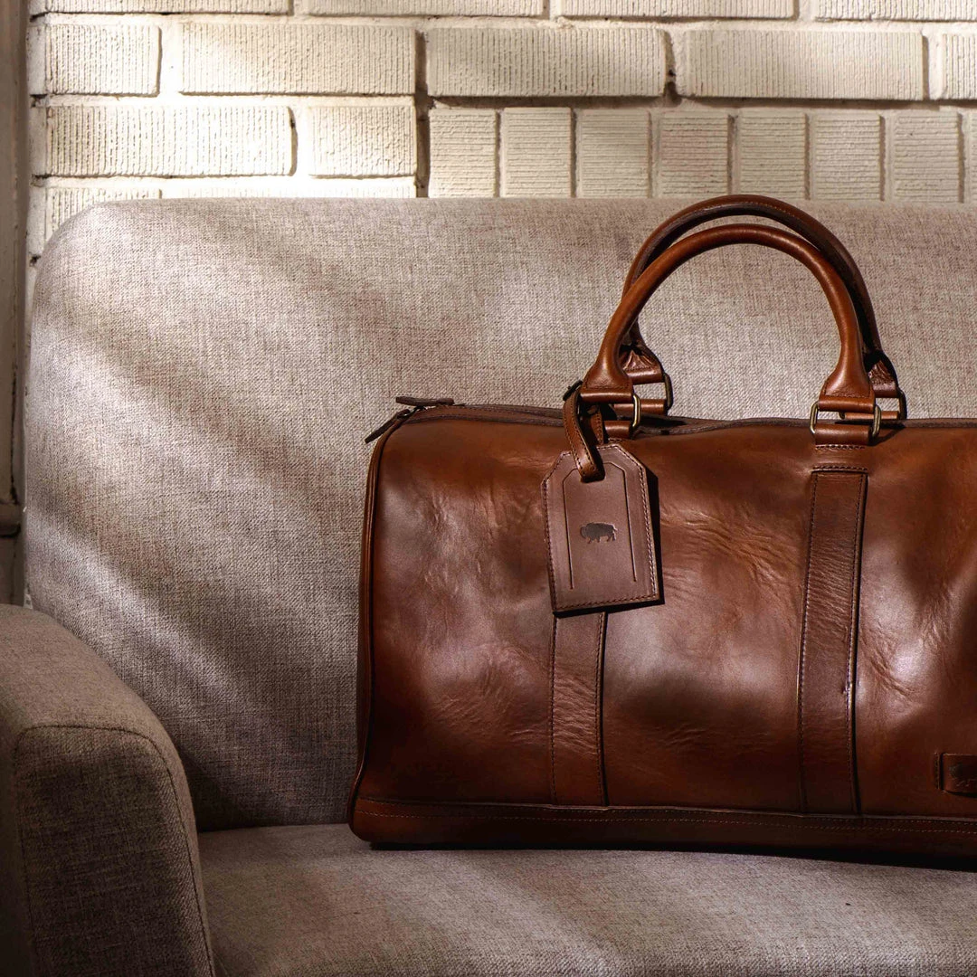 Buffalo Jackson Trading Co. Jefferson Leather Duffle | Elderwood Leather Duffle Bags Buffalo Jackson Trading Co. Jefferson Leather Duffle | Elderwood Leather Duffle Bags