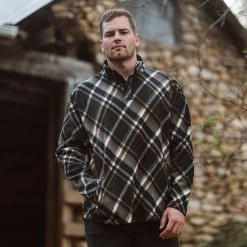 Buffalo Jackson Trading Co. Palmer Fleece Pullover | Berkley Plaid 4 Buffalo Jackson Trading Co. Palmer Fleece Pullover | Berkley Plaid