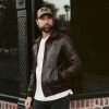 Buffalo Jackson Trading Co. Ranger Leather Bomber Jacket | Distressed Brown 1 Buffalo Jackson Trading Co. Ranger Leather Bomber Jacket | Distressed Brown