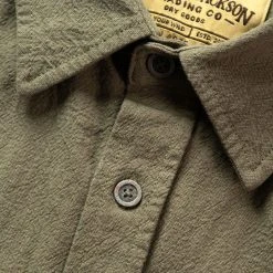 Buffalo Jackson Trading Co. Linen Short Sleeve Shirt | Olive Apparel 4 Buffalo Jackson Trading Co. Linen Short Sleeve Shirt | Olive Apparel