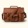 Buffalo Jackson Trading Co. Leather Briefcases Roosevelt Buffalo Leather Briefcase Bag | Autumn Brown 1 Buffalo Jackson Trading Co. Leather Briefcases Roosevelt Buffalo Leather Briefcase Bag | Autumn Brown