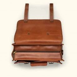 Buffalo Jackson Trading Co. Leather Briefcases Roosevelt Buffalo Leather Briefcase Bag | Autumn Brown 6 Buffalo Jackson Trading Co. Leather Briefcases Roosevelt Buffalo Leather Briefcase Bag | Autumn Brown