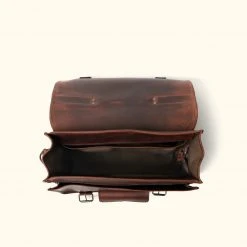 Buffalo Jackson Trading Co. Roosevelt Buffalo Leather Briefcase Bag | Dark Oak Best Sellers 17 Buffalo Jackson Trading Co. Roosevelt Buffalo Leather Briefcase Bag | Dark Oak Best Sellers
