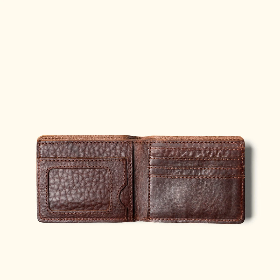 Buffalo Jackson Trading Co. Ryder Reserve Bison Leather Billfold Wallet | Brown Buffalo Jackson Trading Co. Ryder Reserve Bison Leather Billfold Wallet | Brown