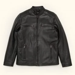 Buffalo Jackson Trading Co. Leather Jackets Thompson Leather Moto Jacket | Black 22 Buffalo Jackson Trading Co. Leather Jackets Thompson Leather Moto Jacket | Black