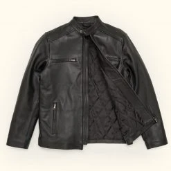 Buffalo Jackson Trading Co. Leather Jackets Thompson Leather Moto Jacket | Black 23 Buffalo Jackson Trading Co. Leather Jackets Thompson Leather Moto Jacket | Black