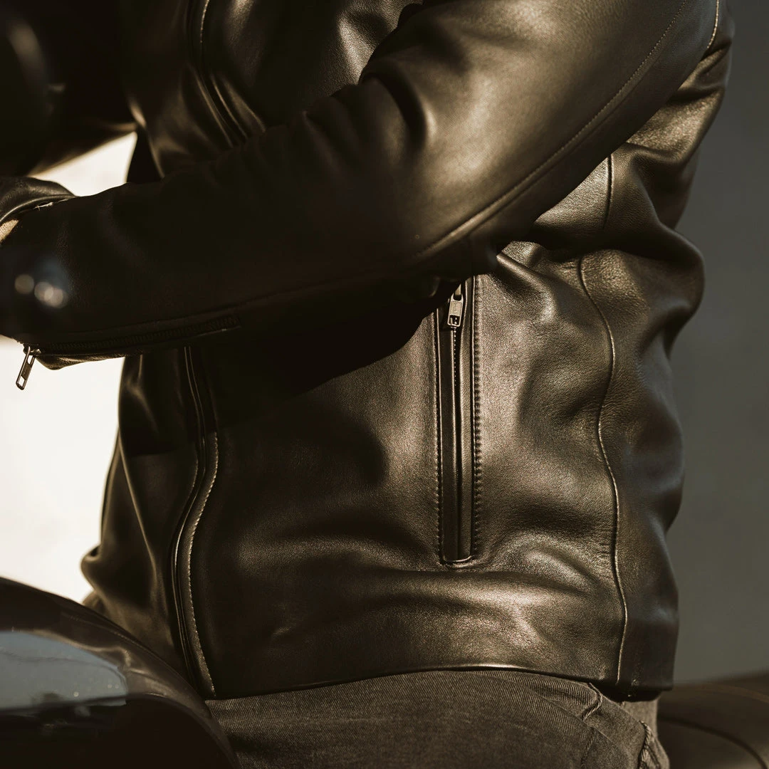 Buffalo Jackson Trading Co. Leather Jackets Thompson Leather Moto Jacket | Black 17 Buffalo Jackson Trading Co. Leather Jackets Thompson Leather Moto Jacket | Black