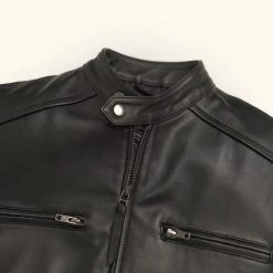 Buffalo Jackson Trading Co. Leather Jackets Thompson Leather Moto Jacket | Black 26 Buffalo Jackson Trading Co. Leather Jackets Thompson Leather Moto Jacket | Black