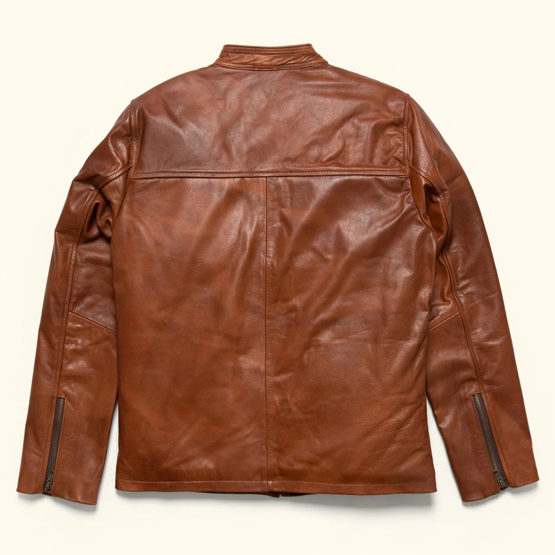 Buffalo Jackson Trading Co. Thompson Leather Moto Jacket | Whiskey Tan Buffalo Jackson Trading Co. Thompson Leather Moto Jacket | Whiskey Tan
